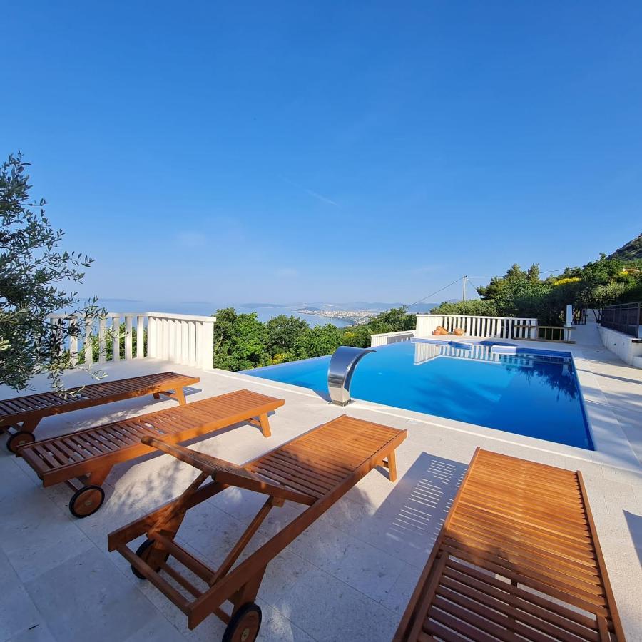 פודסטראנה Sea View Luxury Apart Hotel Villa Conte With Swiming Pool And Romantic Spa מראה חיצוני תמונה