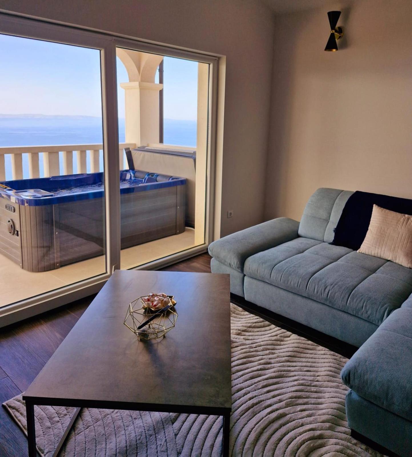 פודסטראנה Sea View Luxury Apart Hotel Villa Conte With Swiming Pool And Romantic Spa מראה חיצוני תמונה