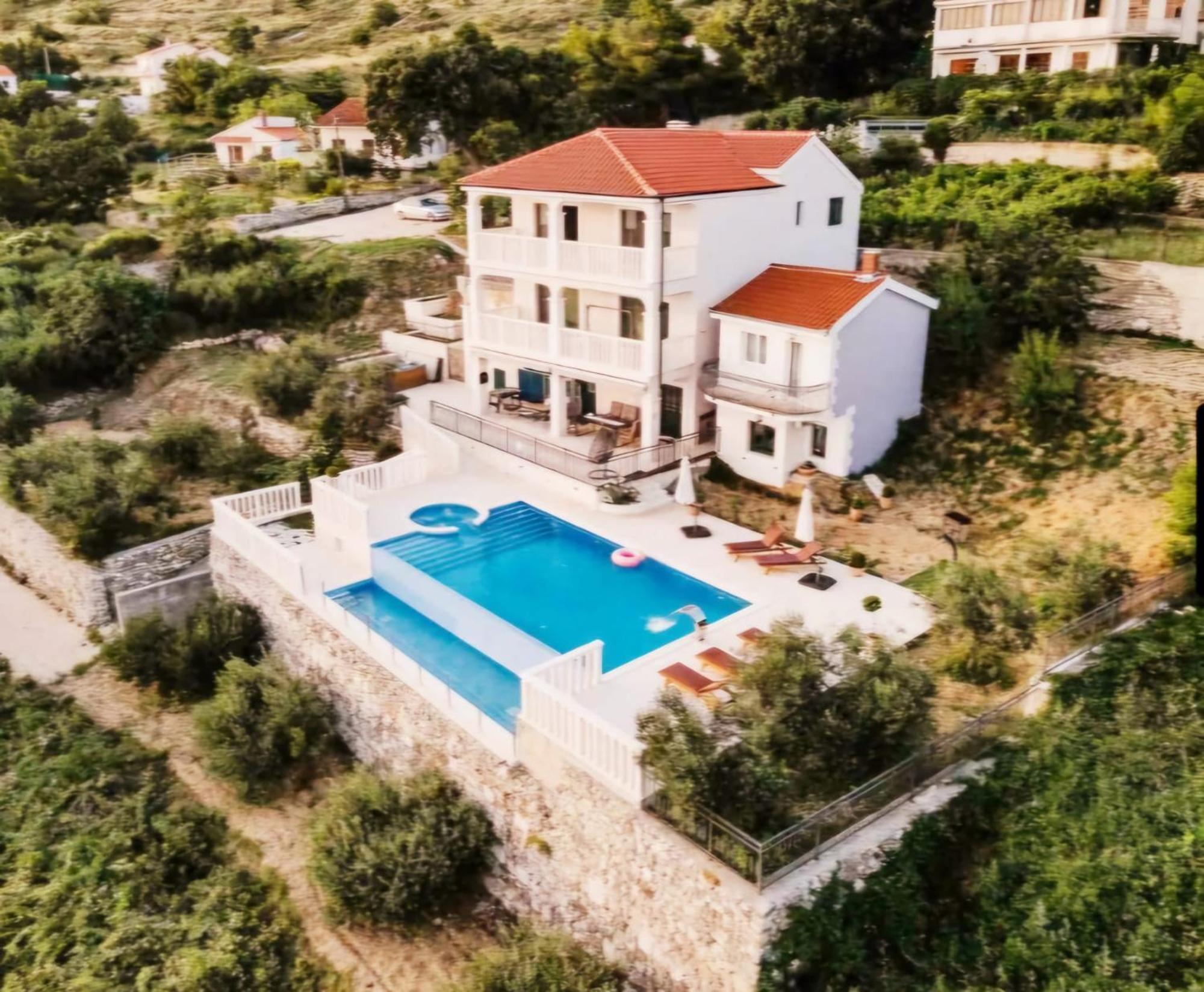 פודסטראנה Sea View Luxury Apart Hotel Villa Conte With Swiming Pool And Romantic Spa מראה חיצוני תמונה